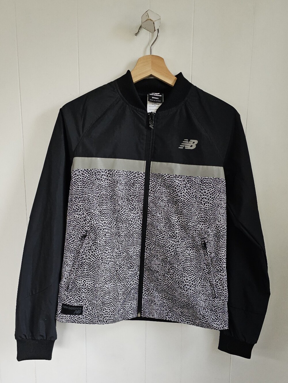 NEW BALANCE Speckled Windbreaker Jacket